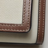 Burberry Logo Pocket Tote Canvas with Leather Mini — thumbnail 17