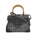 Goyard Saigon Top Handle Bag Coated Canvas with Leather Mini — thumbnail 1
