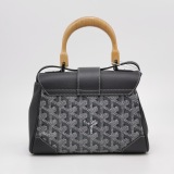 Goyard Saigon Top Handle Bag Coated Canvas with Leather Mini — thumbnail 3