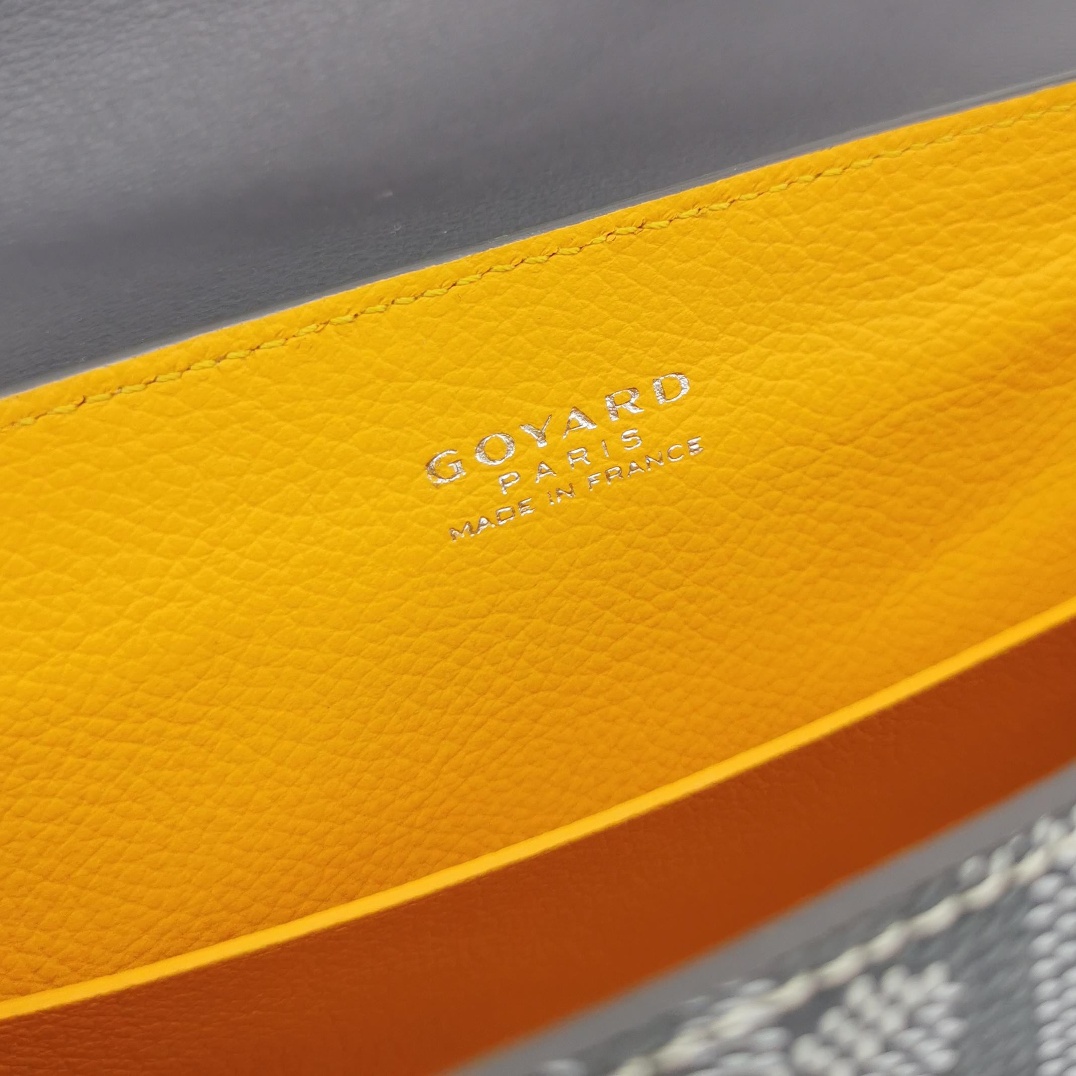Goyard Saigon Top Handle Bag Coated Canvas with Leather Mini — photo 8 of 14