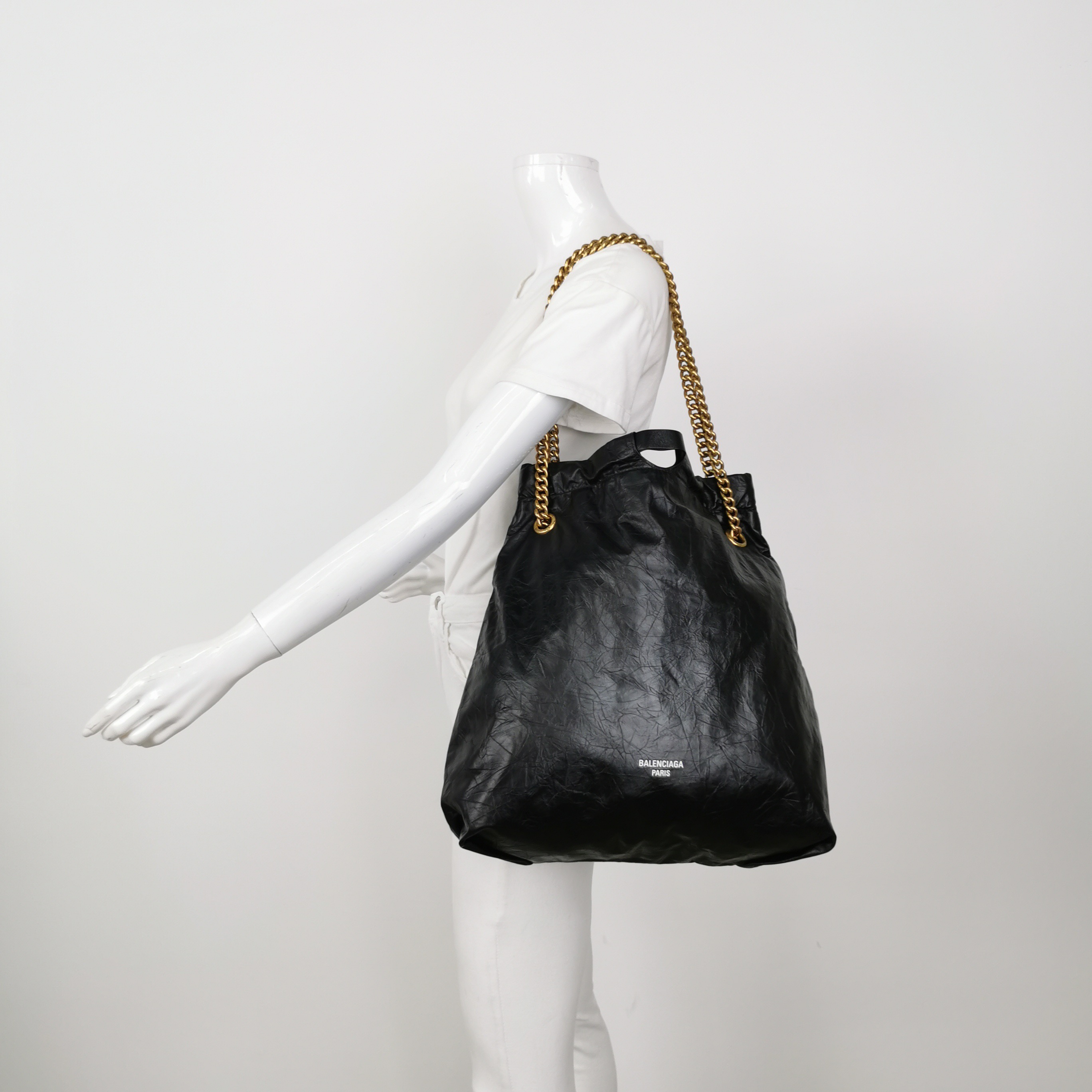 Balenciaga Crush Chain Tote Leather Medium — alternate view