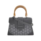 Goyard Saigon Top Handle Bag Coated Canvas with Leather Mini — thumbnail 1