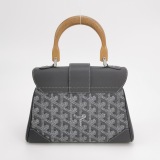 Goyard Saigon Top Handle Bag Coated Canvas with Leather Mini — thumbnail 3
