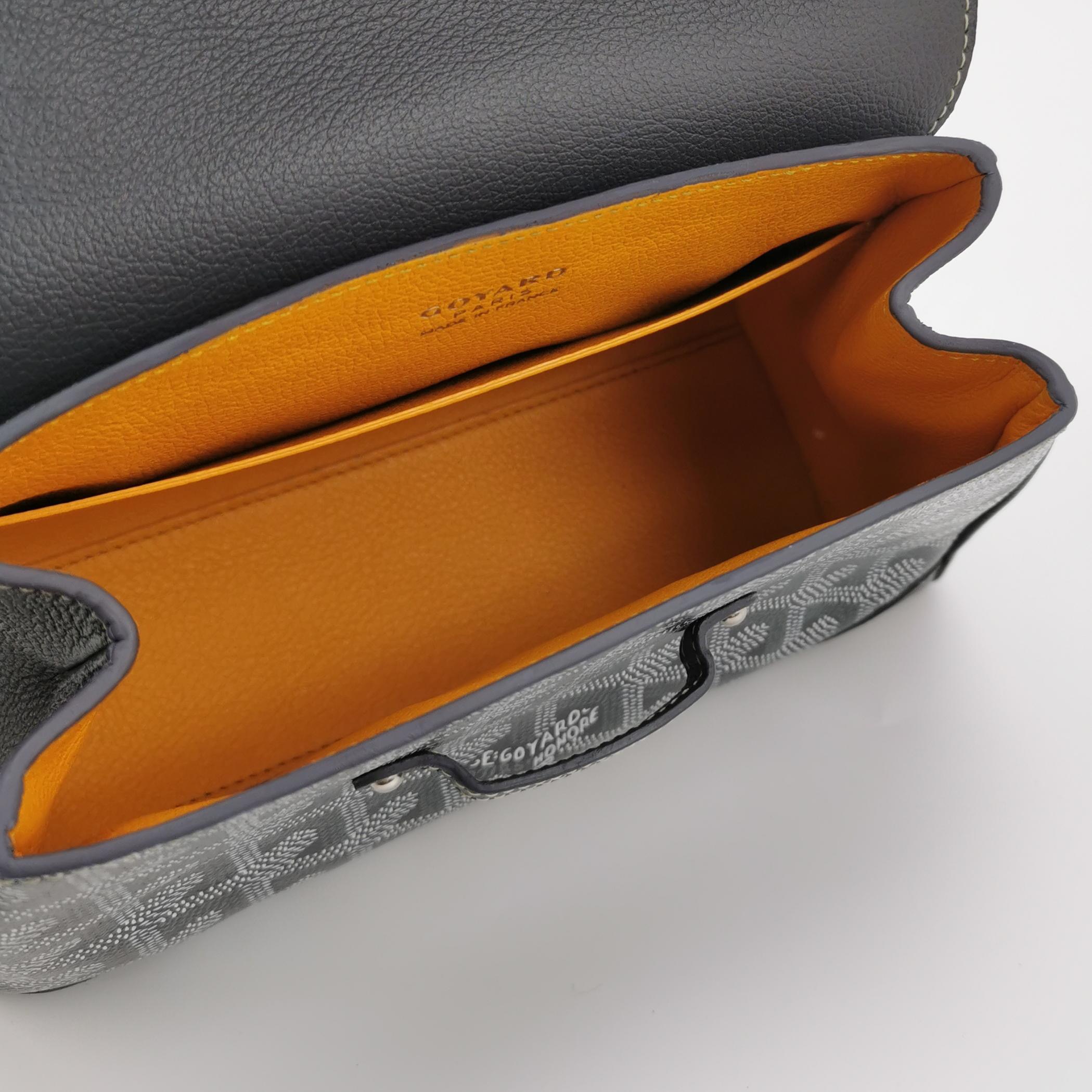 Goyard Saigon Top Handle Bag Coated Canvas with Leather Mini — photo 7 of 14
