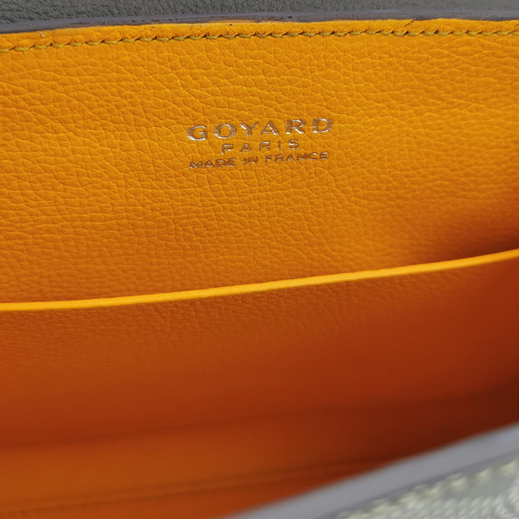 Goyard Saigon Top Handle Bag Coated Canvas with Leather Mini — photo 8 of 14