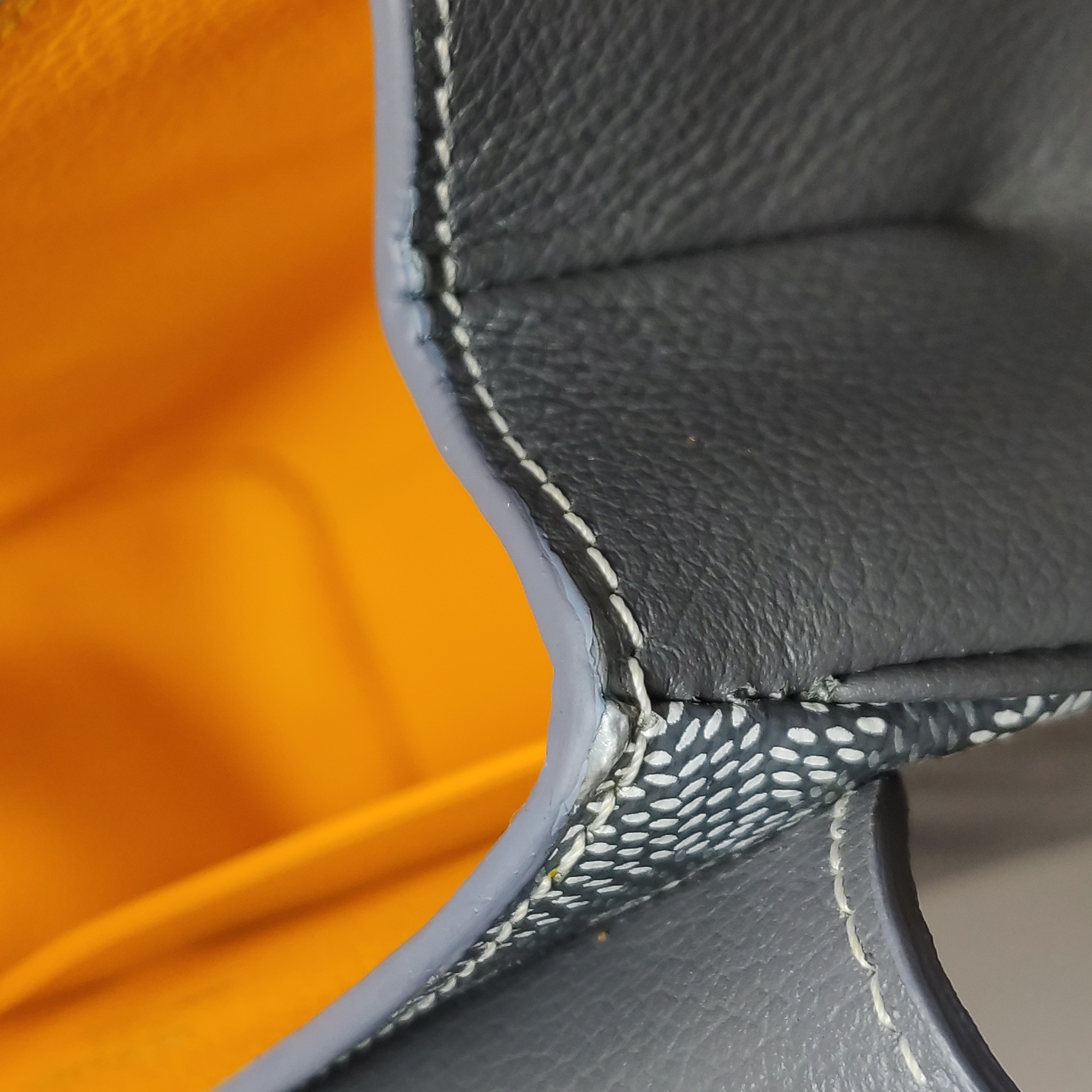 Goyard Saigon Top Handle Bag Coated Canvas with Leather Mini — photo 12 of 14