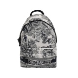 Christian Dior Toile De Jouy Travel Backpack Technical Fabric Small — thumbnail 1