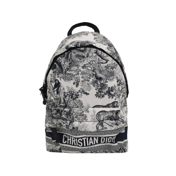 Christian Dior Toile De Jouy Travel Backpack Technical Fabric Small — pre-owned, Vierlot
