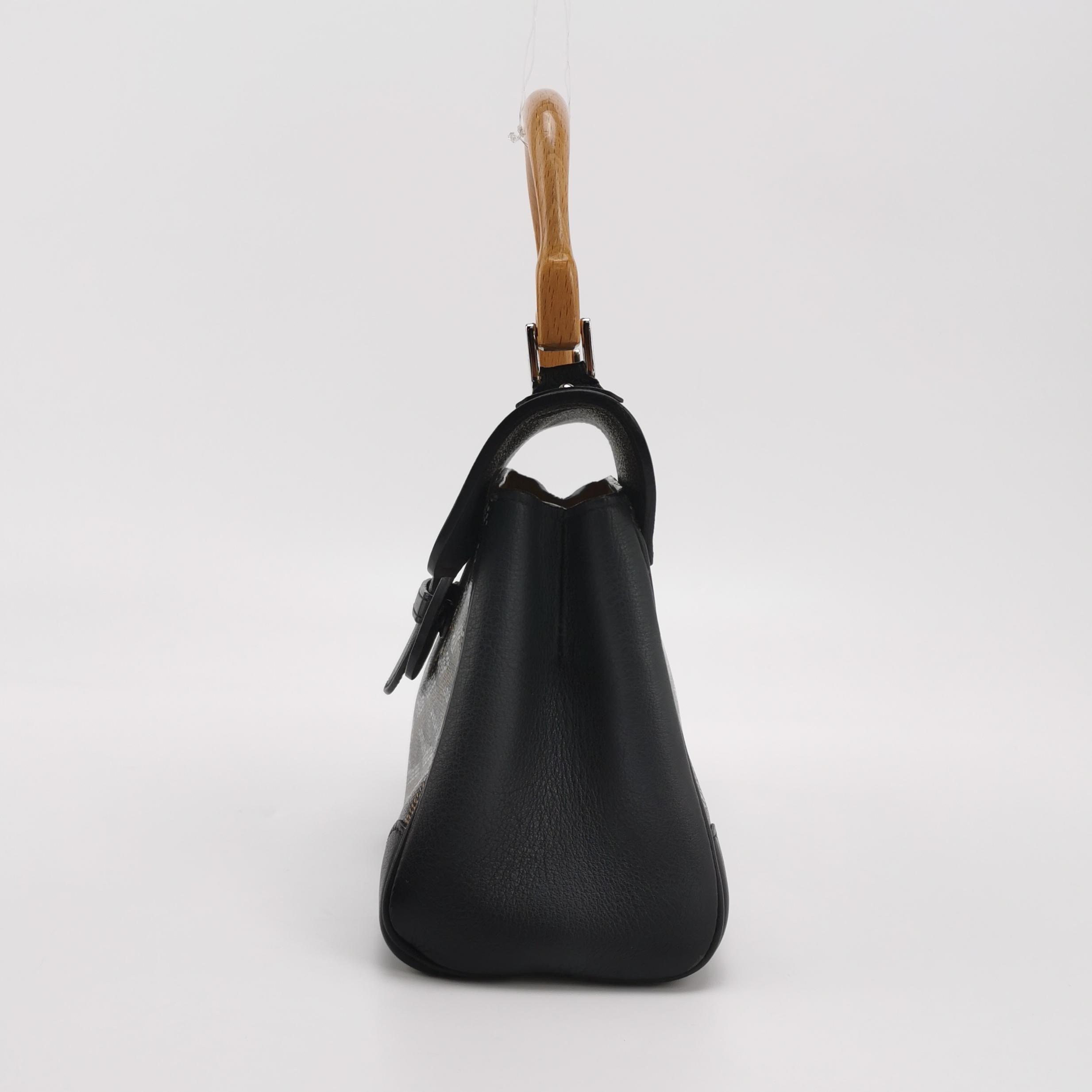 Goyard Saigon Top Handle Bag Coated Canvas with Leather Mini — photo 4 of 13