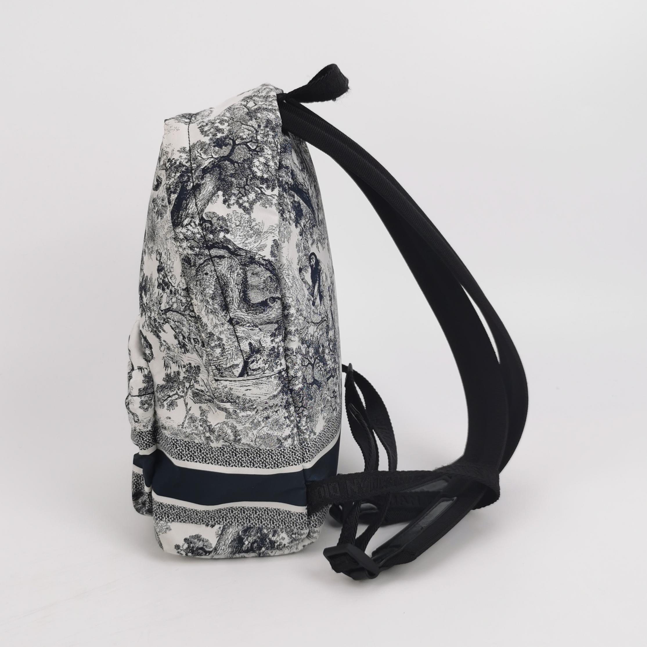 Christian Dior Toile De Jouy Travel Backpack Technical Fabric Small — photo 4 of 15