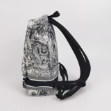 Christian Dior Toile De Jouy Travel Backpack Technical Fabric Small — thumbnail 4