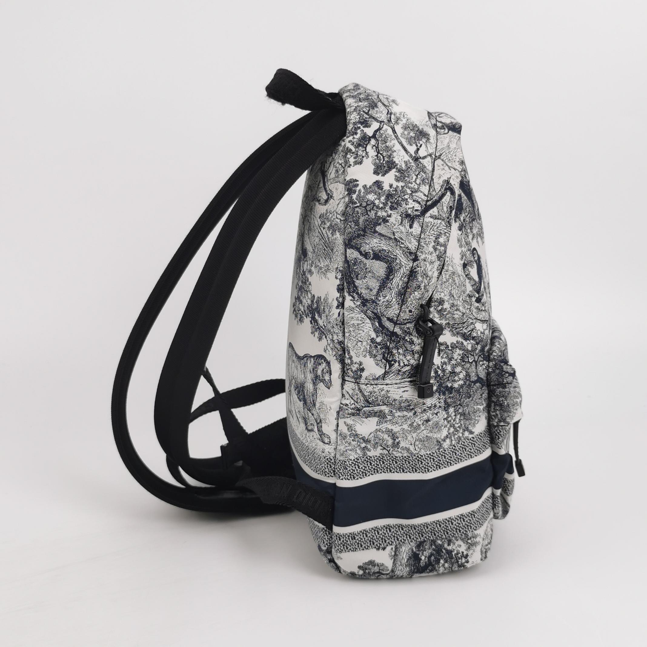 Christian Dior Toile De Jouy Travel Backpack Technical Fabric Small — photo 3 of 15