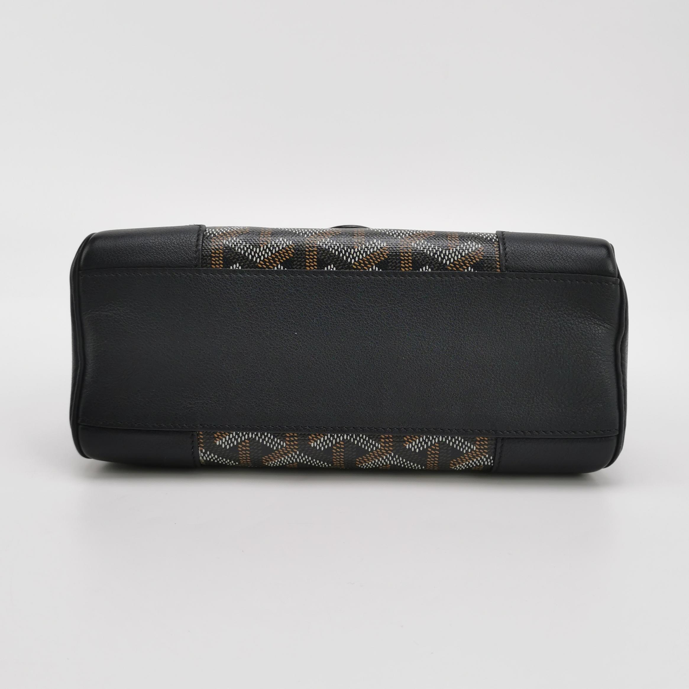 Goyard Saigon Top Handle Bag Coated Canvas with Leather Mini — photo 6 of 13