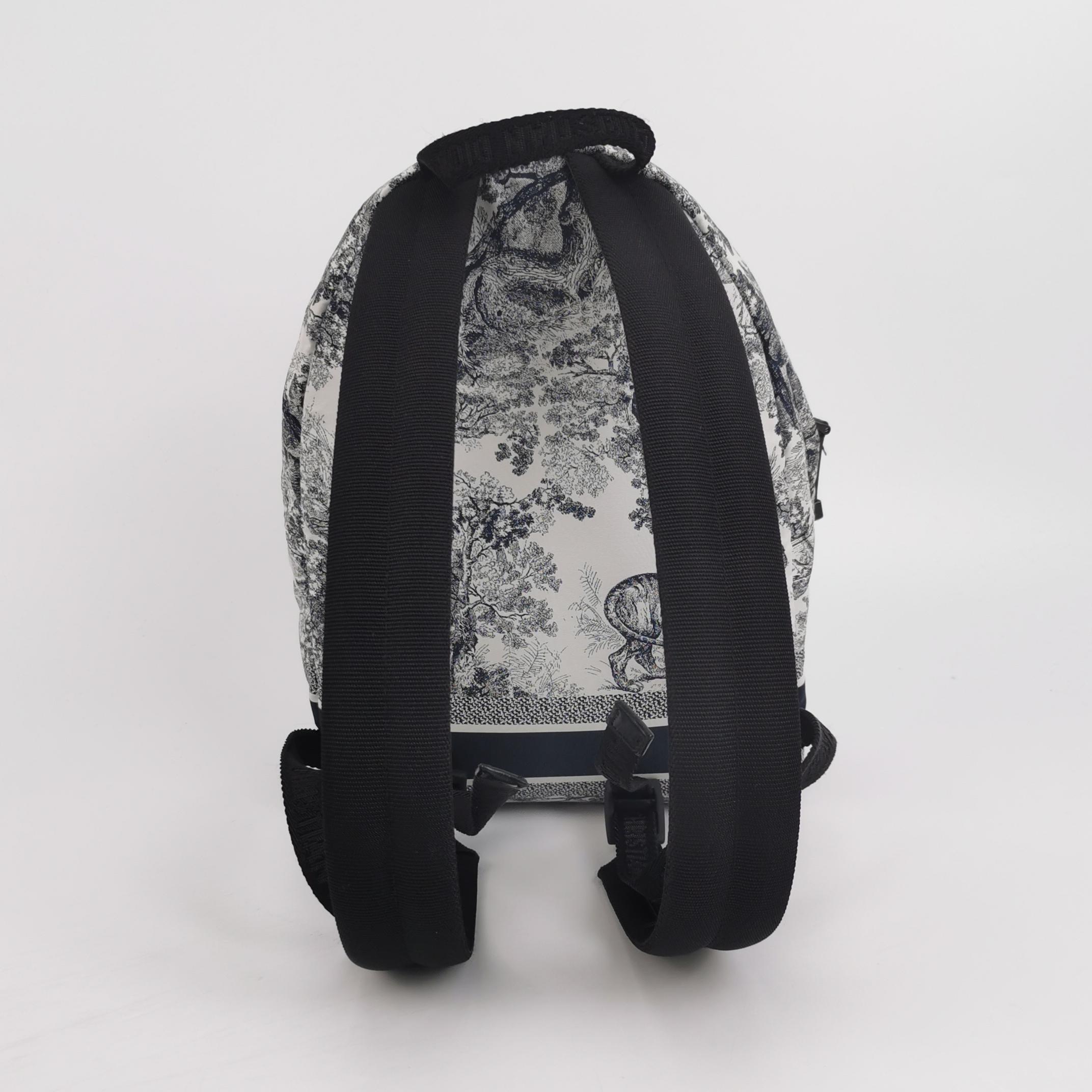 Christian Dior Toile De Jouy Travel Backpack Technical Fabric Small — photo 5 of 15