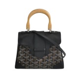 Goyard Saigon Top Handle Bag Coated Canvas with Leather Mini — thumbnail 1