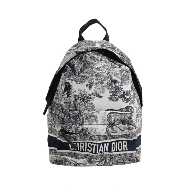 Christian Dior Toile De Jouy Travel Backpack Technical Fabric Small — pre-owned, Vierlot