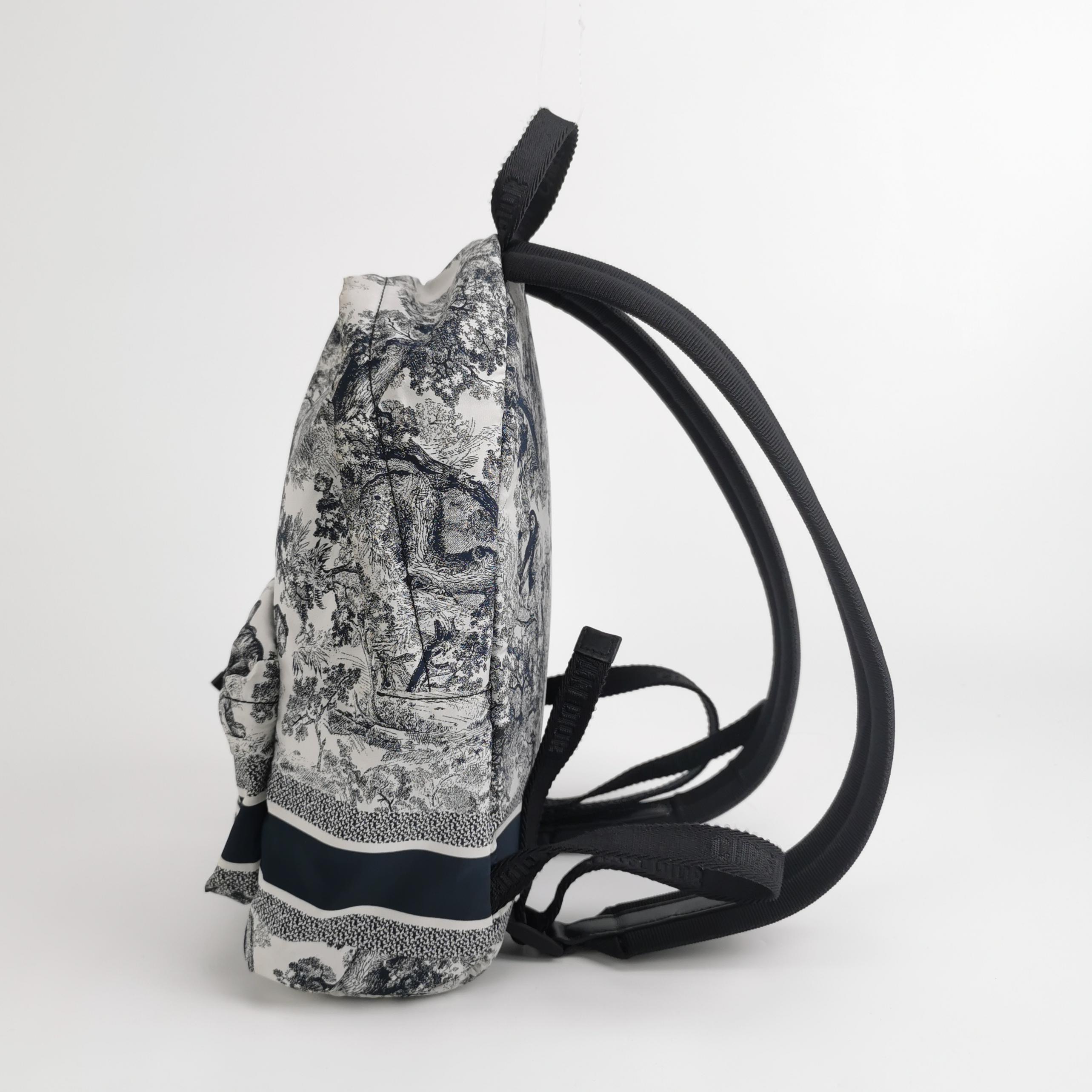 Christian Dior Toile De Jouy Travel Backpack Technical Fabric Small — photo 4 of 24