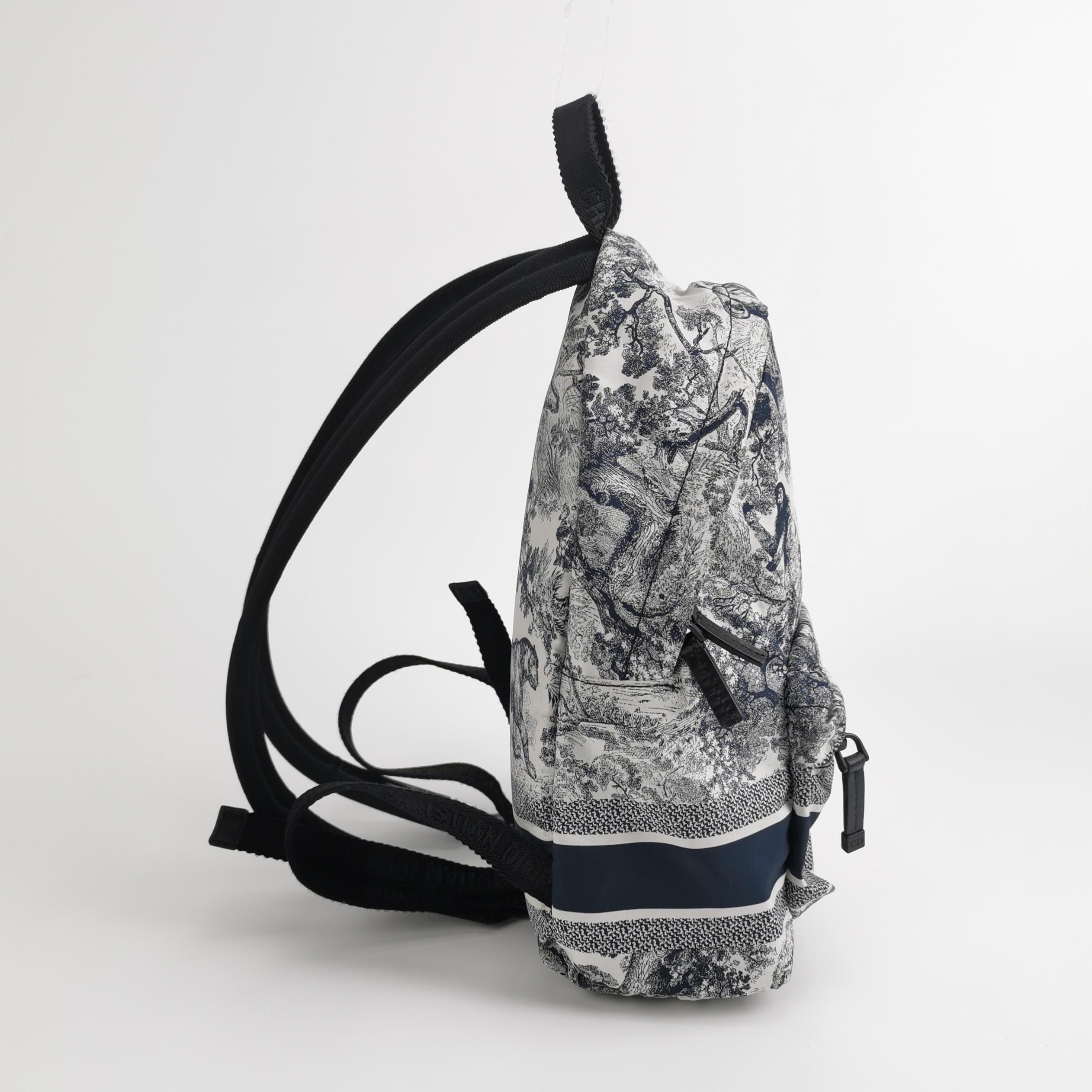 Christian Dior Toile De Jouy Travel Backpack Technical Fabric Small — photo 3 of 24