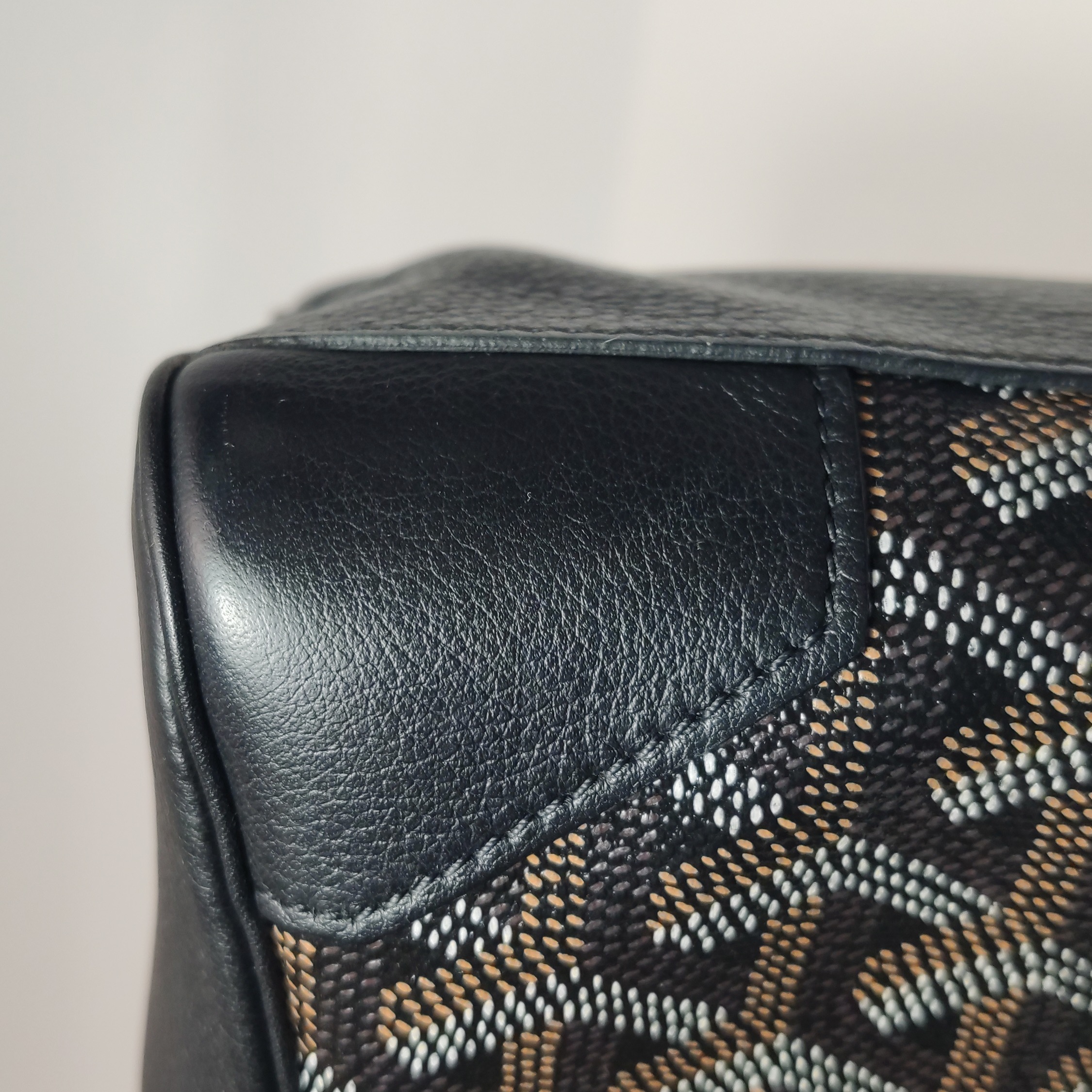 Goyard Saigon Top Handle Bag Coated Canvas with Leather Mini — photo 9 of 15