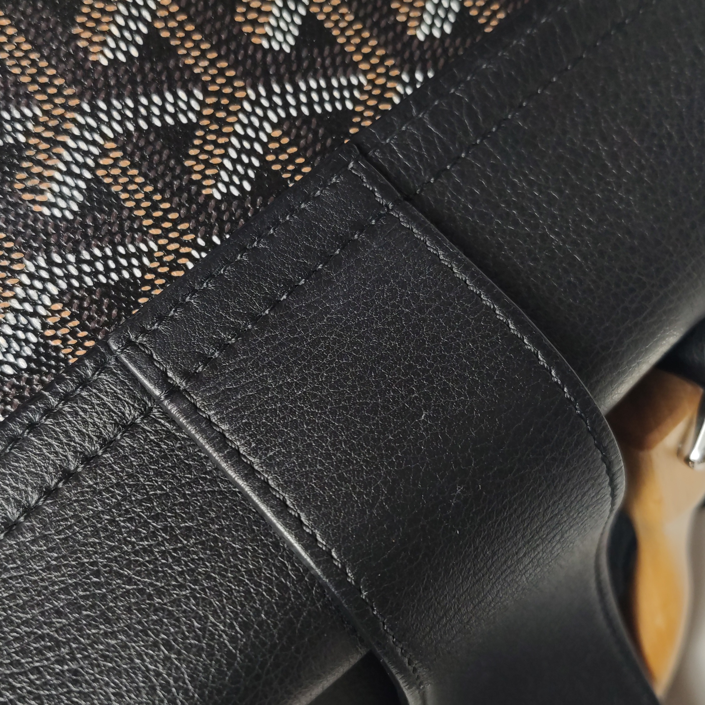 Goyard Saigon Top Handle Bag Coated Canvas with Leather Mini — photo 11 of 15
