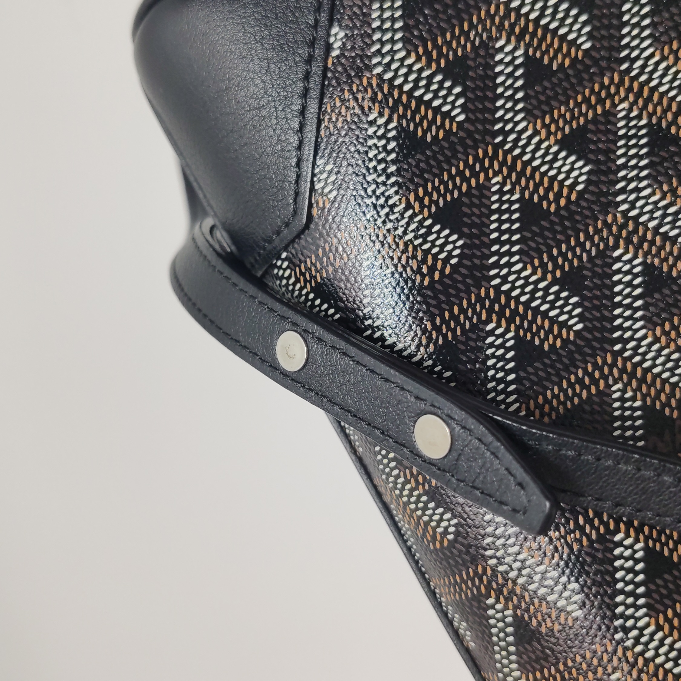Goyard Saigon Top Handle Bag Coated Canvas with Leather Mini — photo 11 of 14