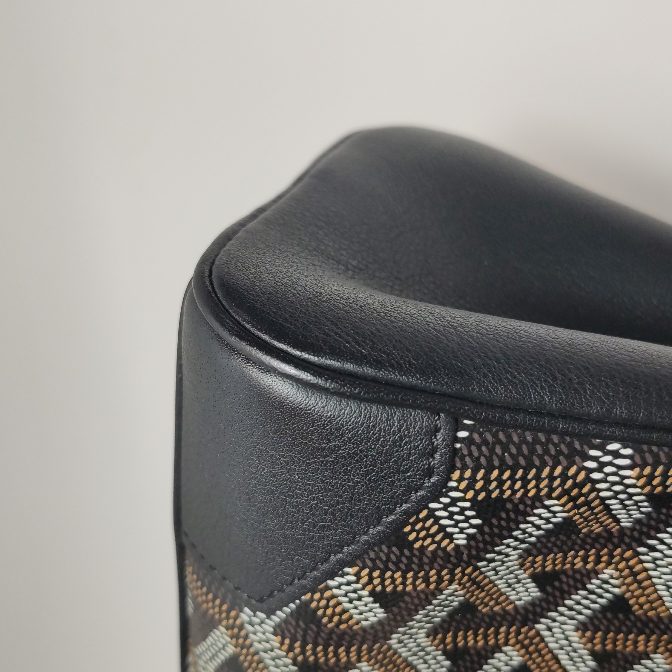 Goyard Saigon Top Handle Bag Coated Canvas with Leather Mini — photo 14 of 14