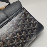 Goyard Saigon Top Handle Bag Coated Canvas with Leather Mini — thumbnail 13