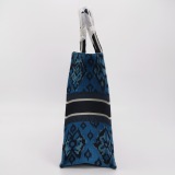 Christian Dior Book Tote Embroidered Canvas Large — thumbnail 3