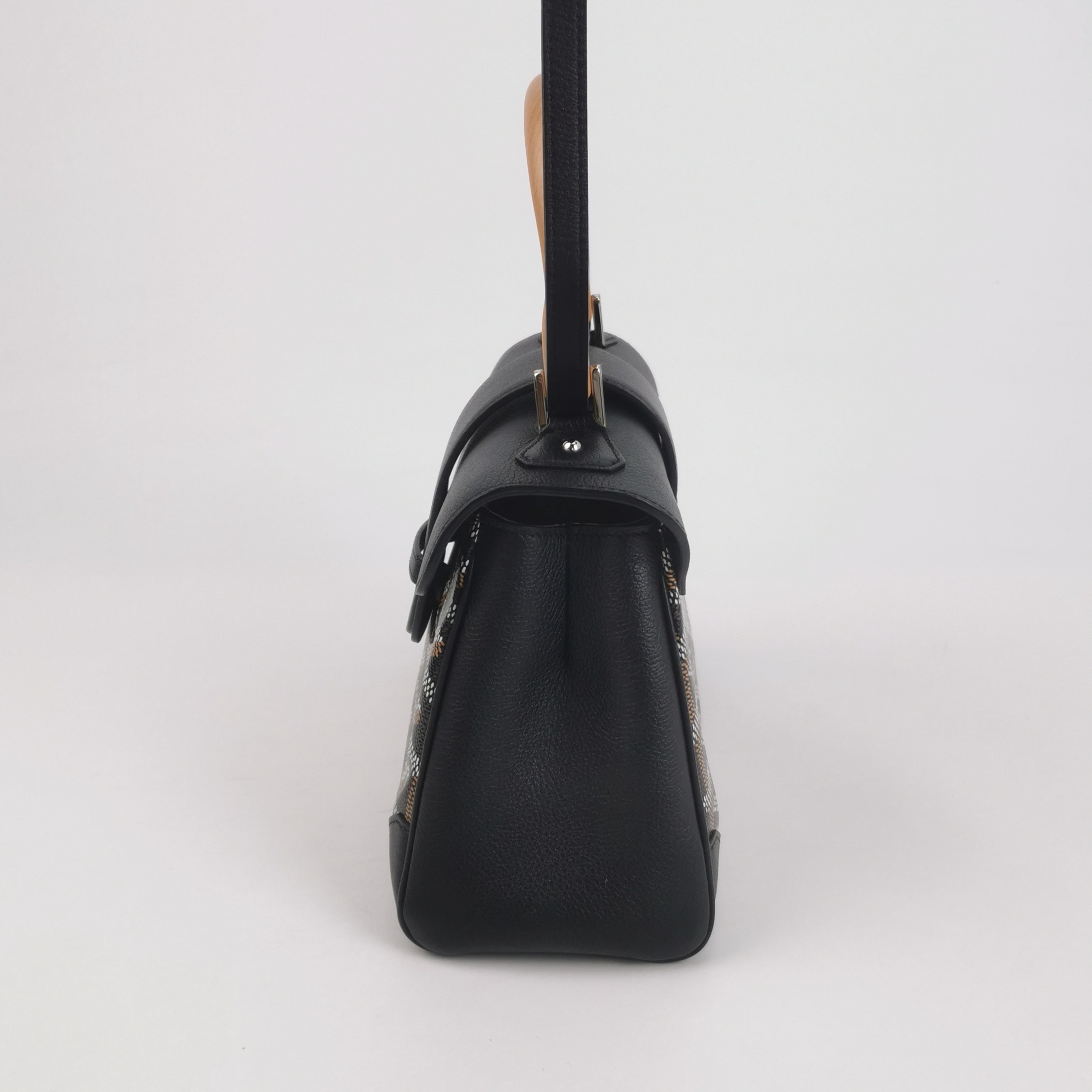 Goyard Saigon Top Handle Bag Coated Canvas with Leather Mini — photo 4 of 12
