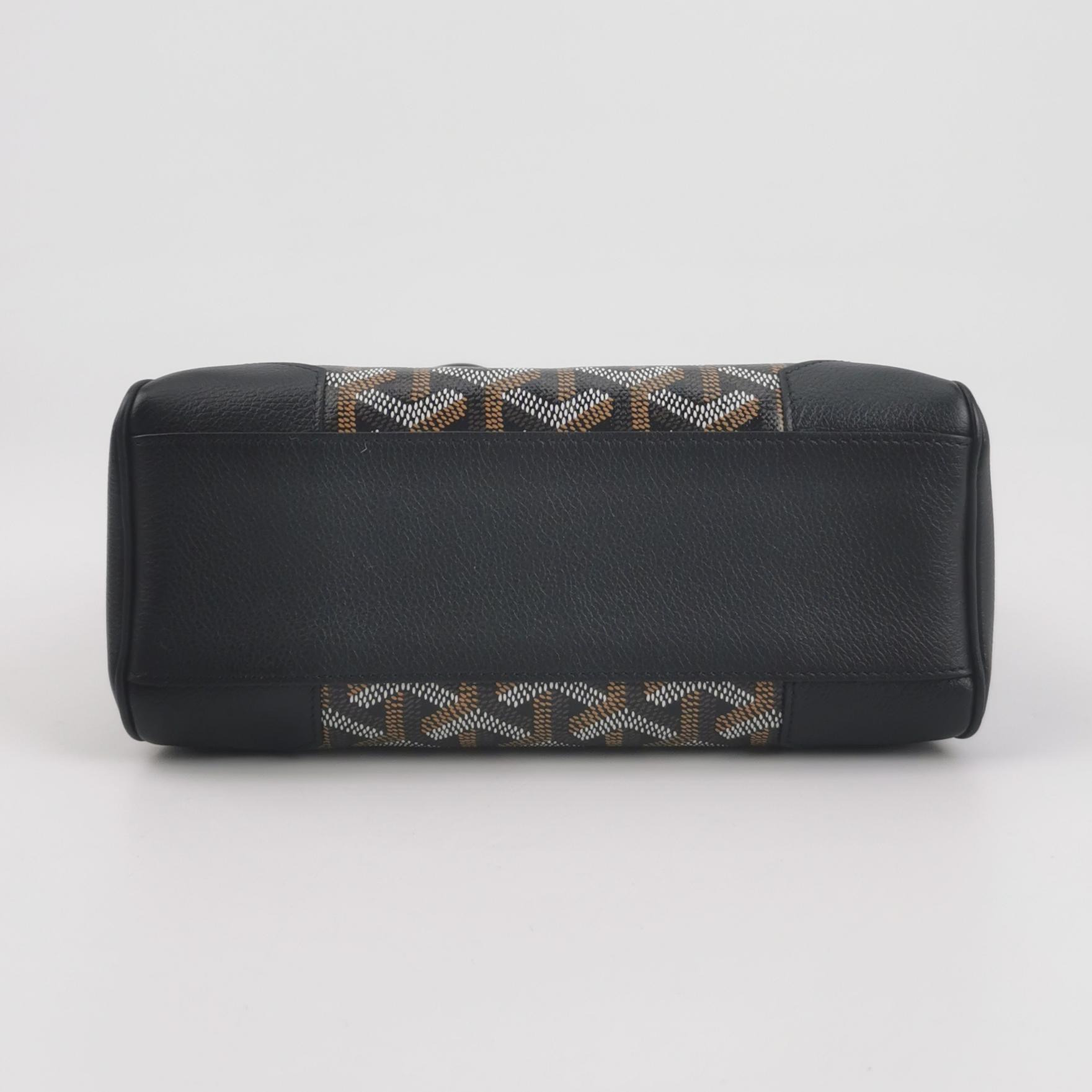 Goyard Saigon Top Handle Bag Coated Canvas with Leather Mini — photo 6 of 12