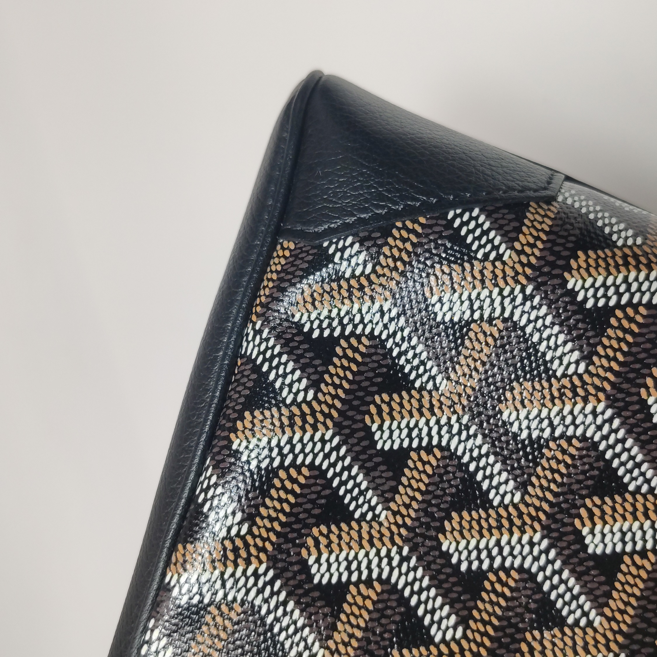Goyard Saigon Top Handle Bag Coated Canvas with Leather Mini — photo 11 of 12