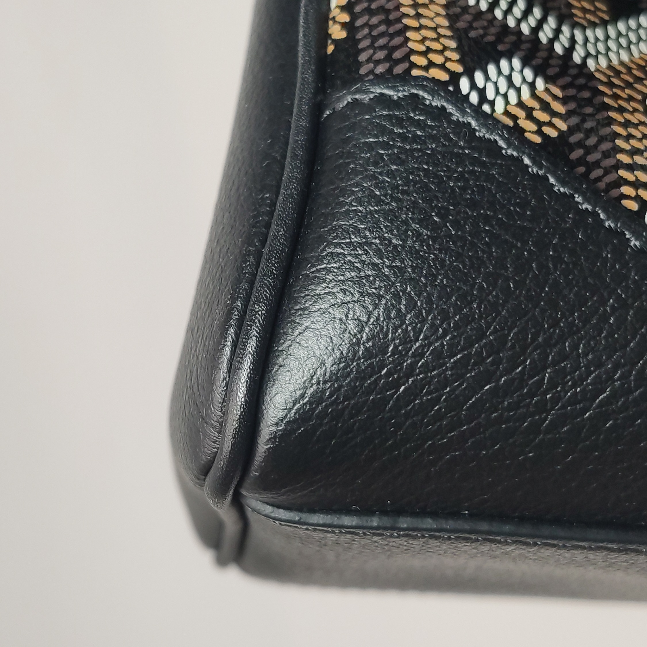 Goyard Saigon Top Handle Bag Coated Canvas with Leather Mini — photo 12 of 12