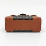 Goyard Saigon Top Handle Bag Coated Canvas with Leather Mini — thumbnail 6