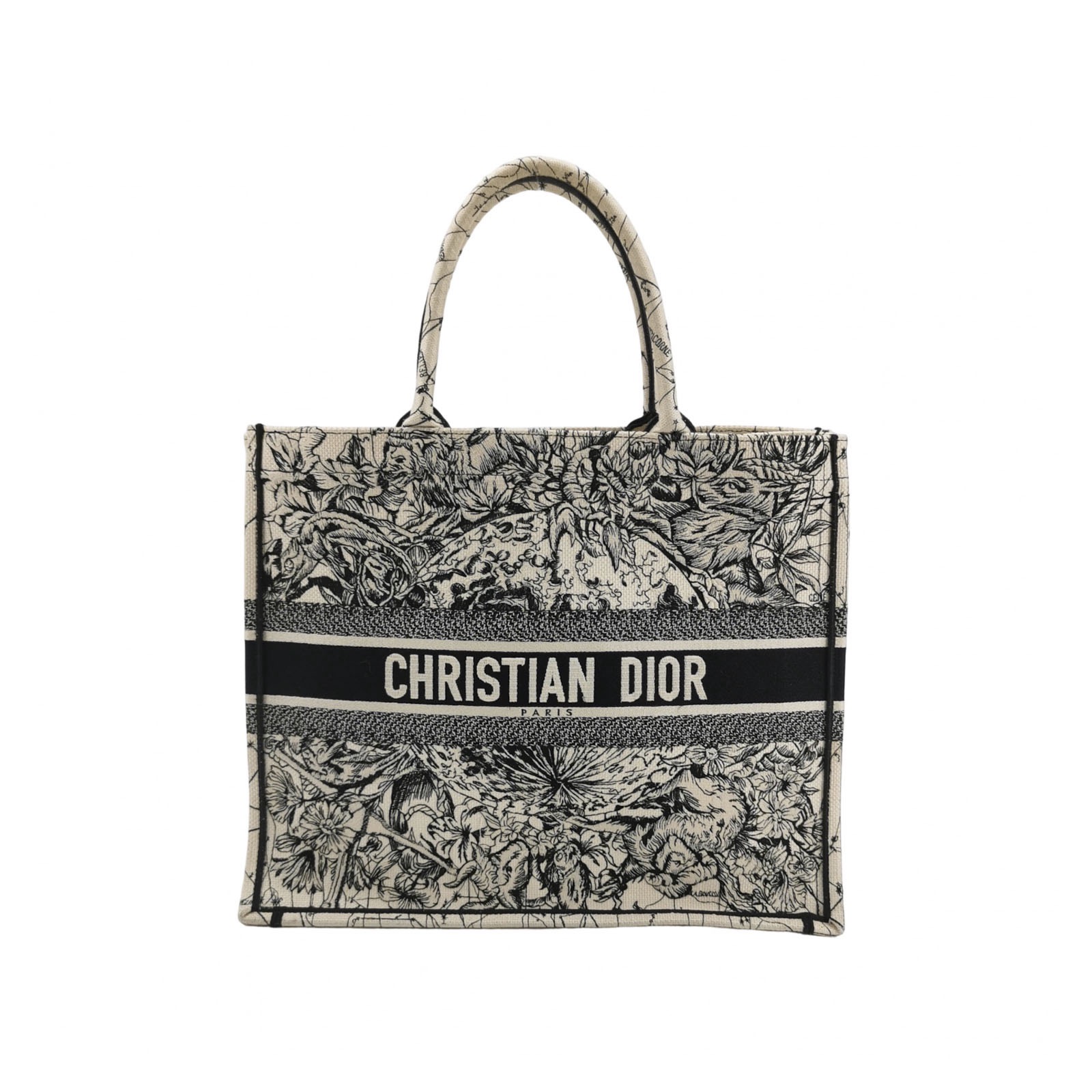 Christian Dior Book Tote Embroidered Canvas Large — photo 1 of 21
