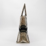 Christian Dior Book Tote Embroidered Canvas Large — thumbnail 3