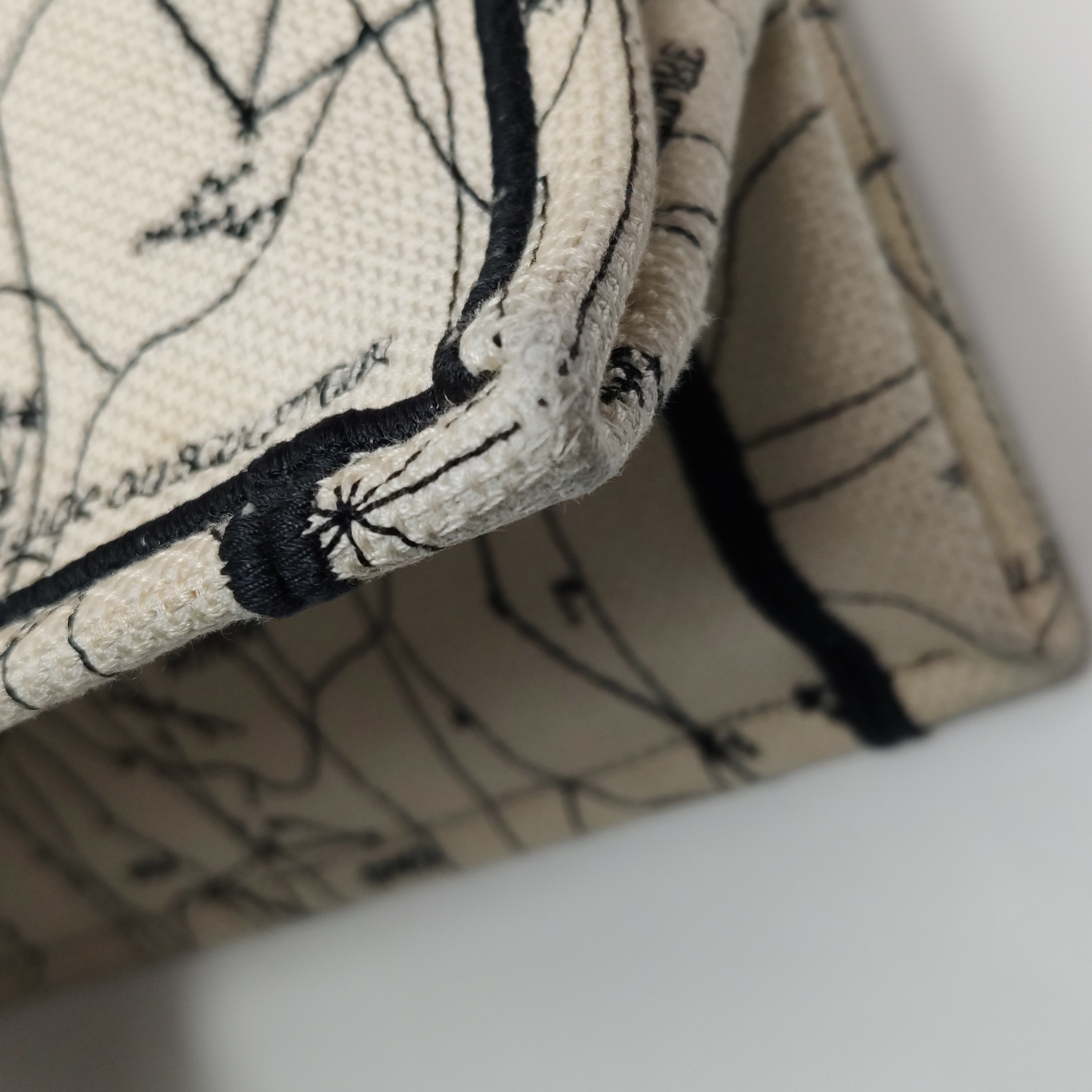 Christian Dior Book Tote Embroidered Canvas Large — photo 11 of 21