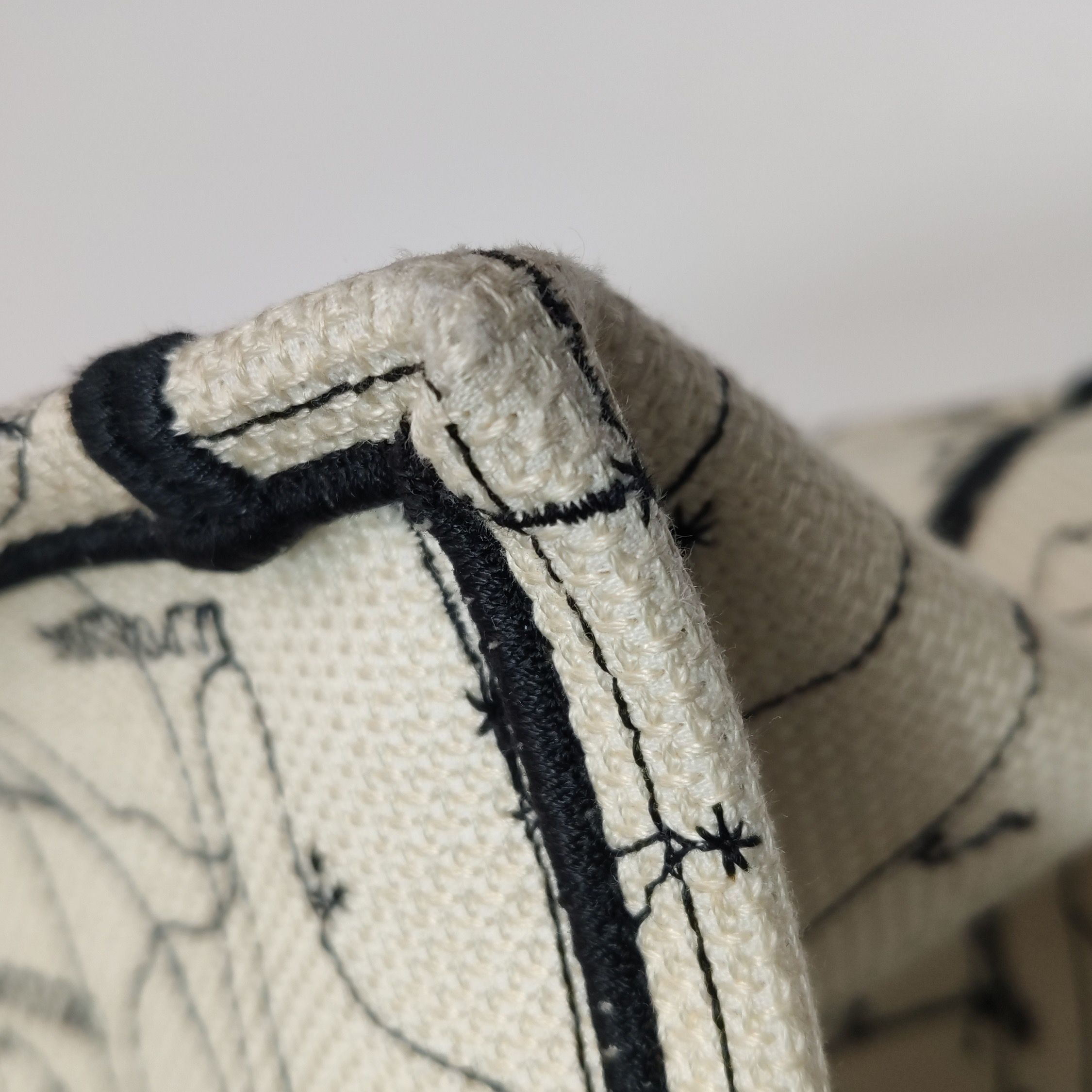 Christian Dior Book Tote Embroidered Canvas Large — photo 19 of 21