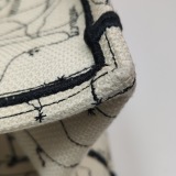 Christian Dior Book Tote Embroidered Canvas Large — thumbnail 19
