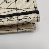 Christian Dior Book Tote Embroidered Canvas Large — thumbnail 17