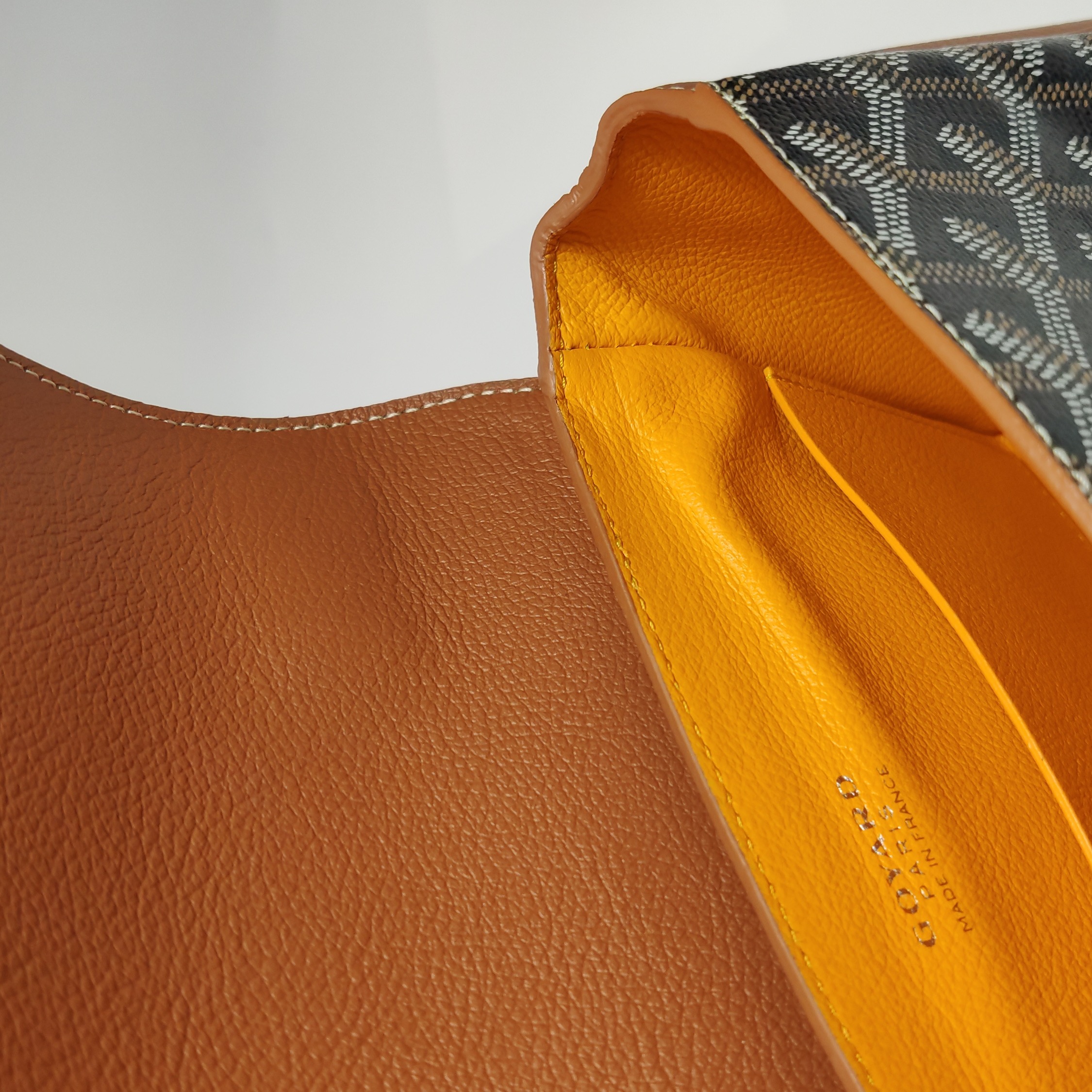 Goyard Saigon Top Handle Bag Coated Canvas with Leather Mini — photo 8 of 15