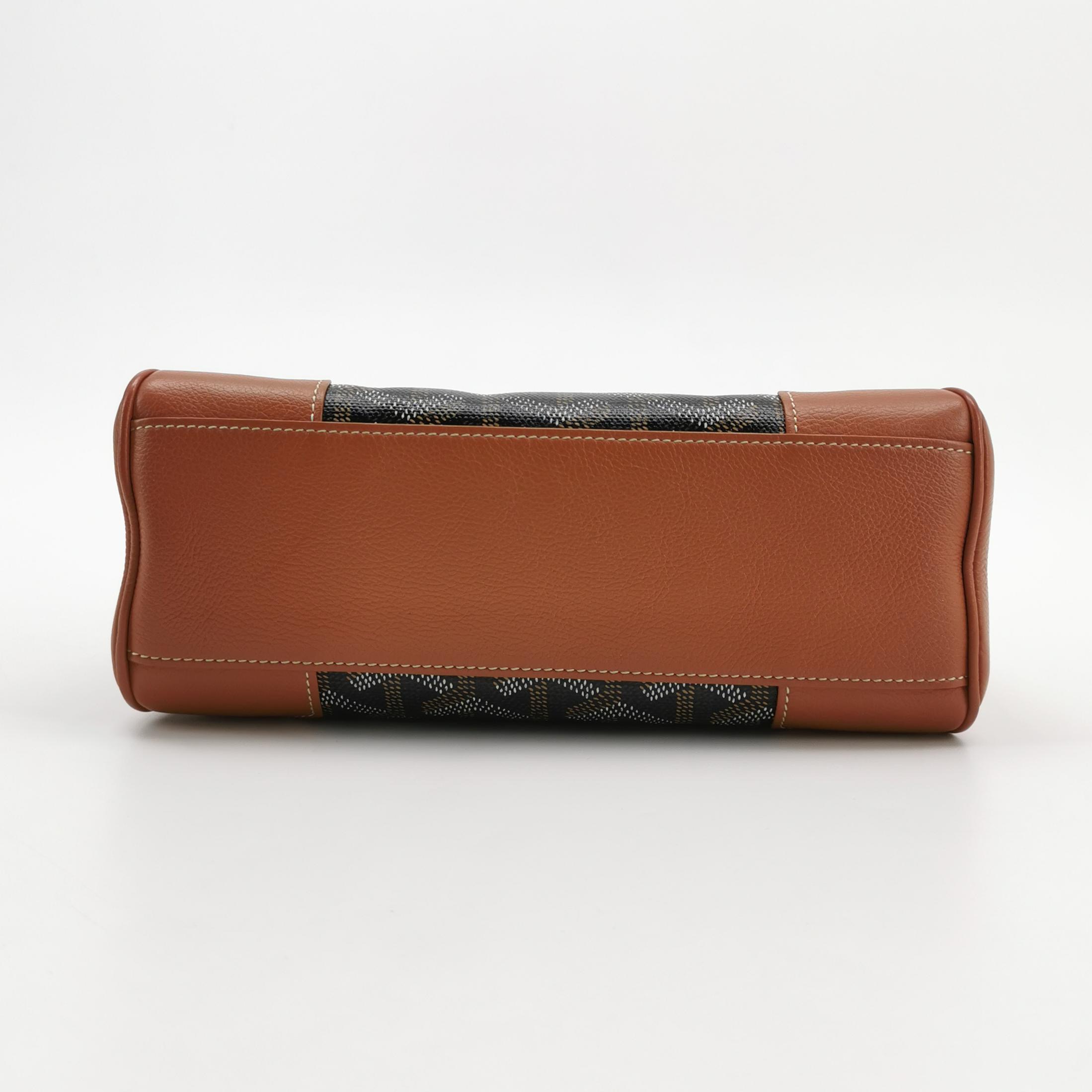 Goyard Saigon Top Handle Bag Coated Canvas with Leather Mini — photo 5 of 13