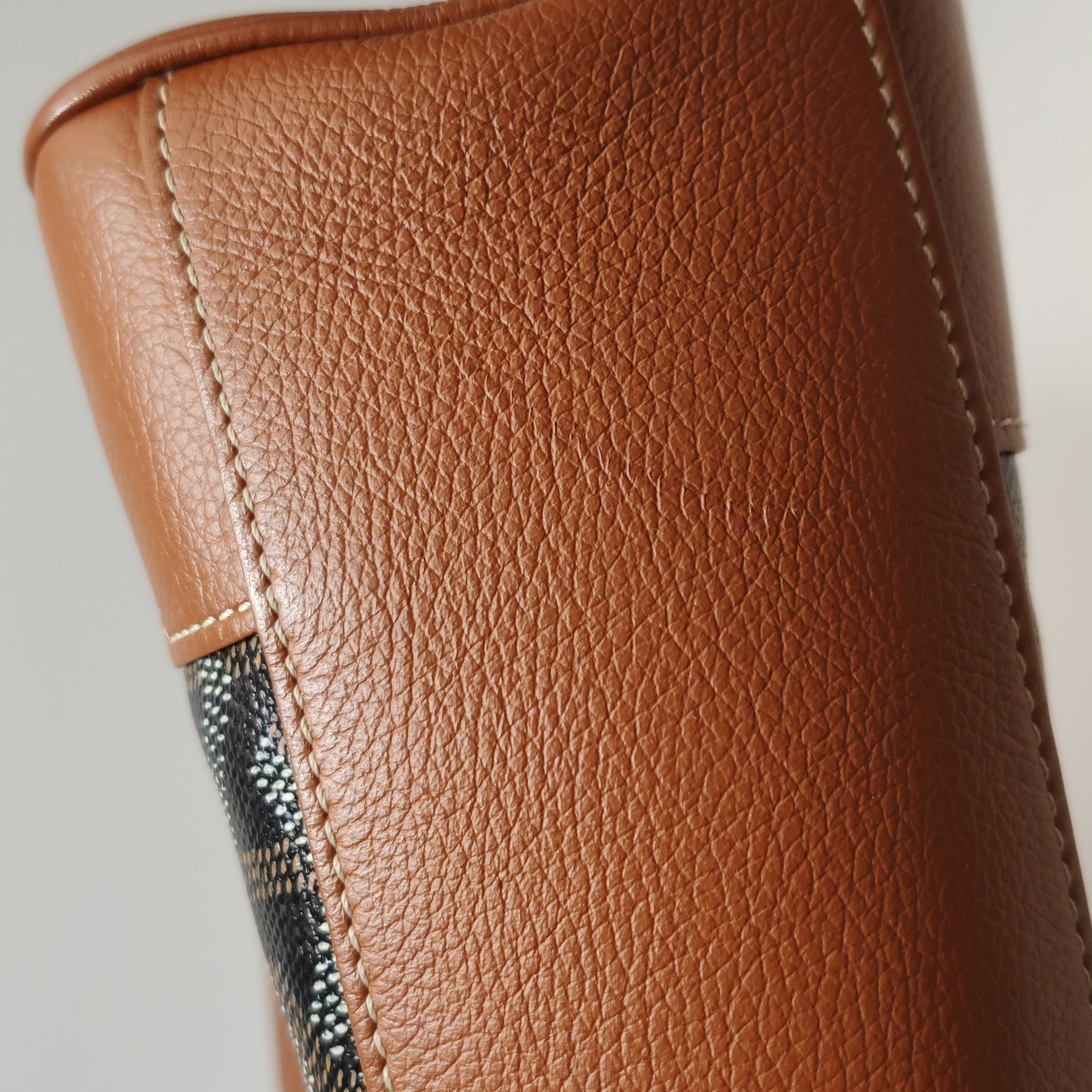 Goyard Saigon Top Handle Bag Coated Canvas with Leather Mini — photo 10 of 13
