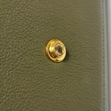 Louis Vuitton(LV) On My Side Tote Leather with Monogram Canvas MM — thumbnail 13