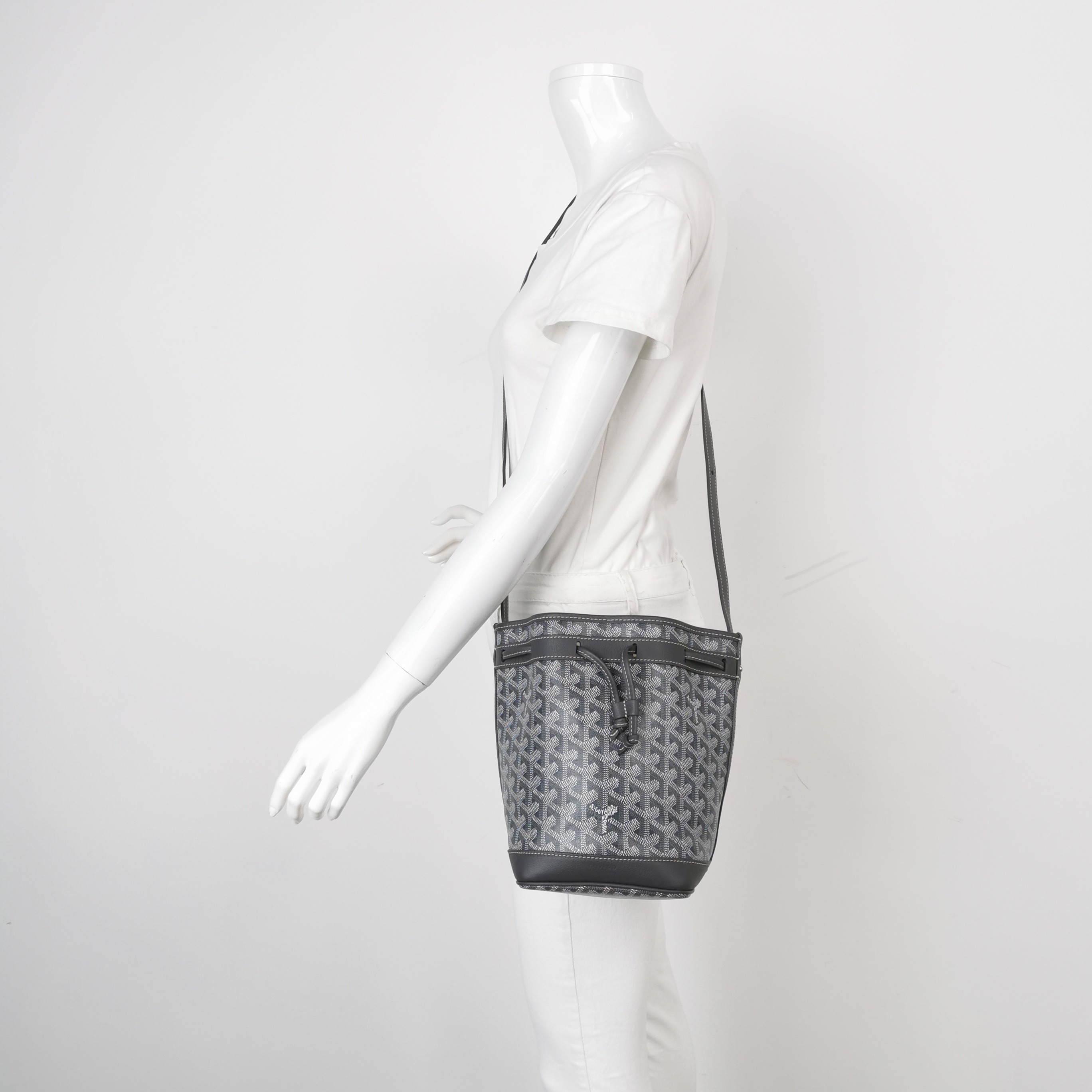 Goyard Petit Flot Bucket Bag Coated Canvas PM — alternate view