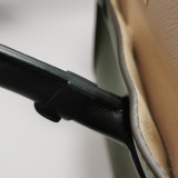 Louis Vuitton(LV) On My Side Tote Leather with Monogram Canvas MM — thumbnail 11