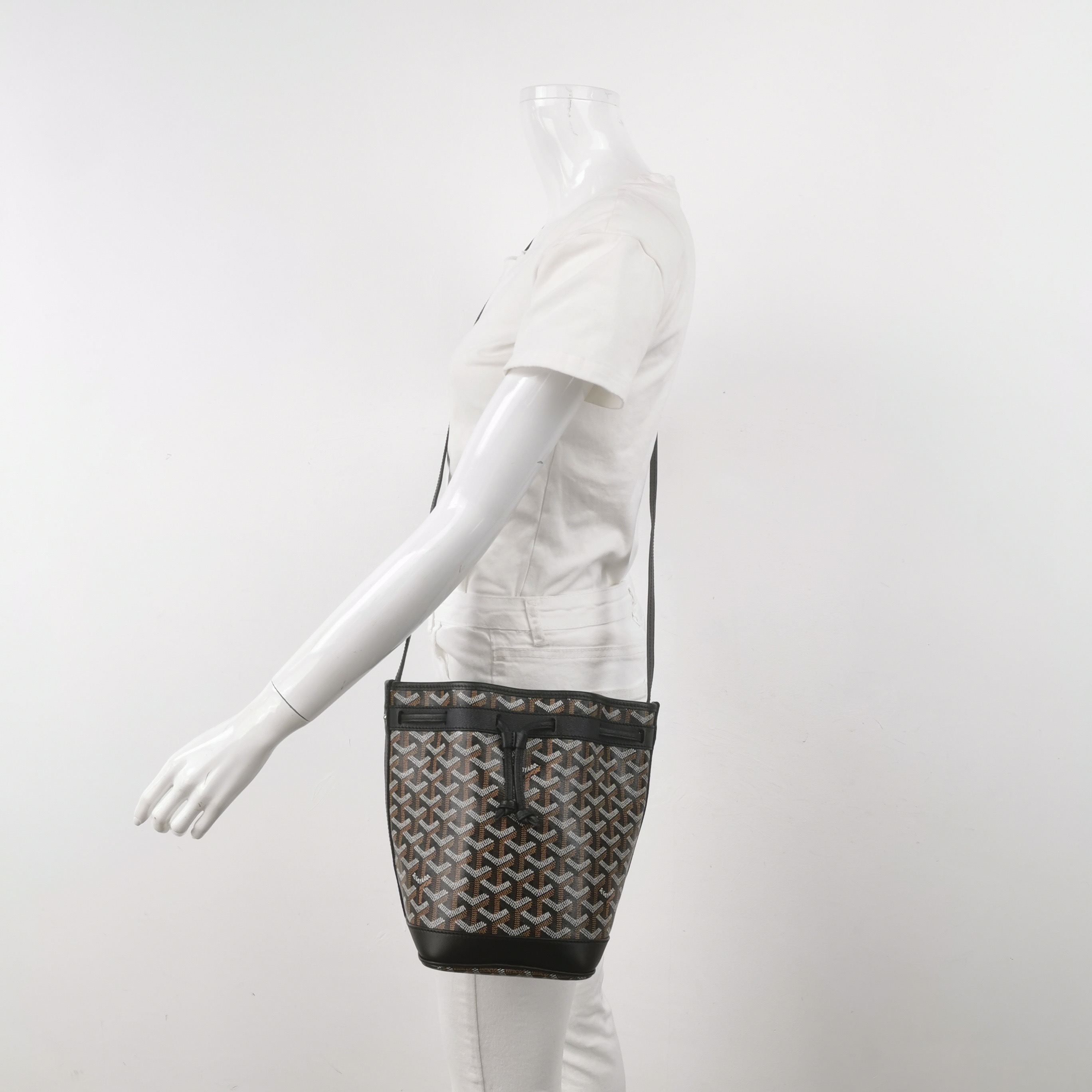 Goyard Petit Flot Bucket Bag Coated Canvas PM — alternate view