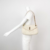 Saint Laurent Loulou Puffer Shoulder Bag Quilted Tweed Mini — thumbnail 2
