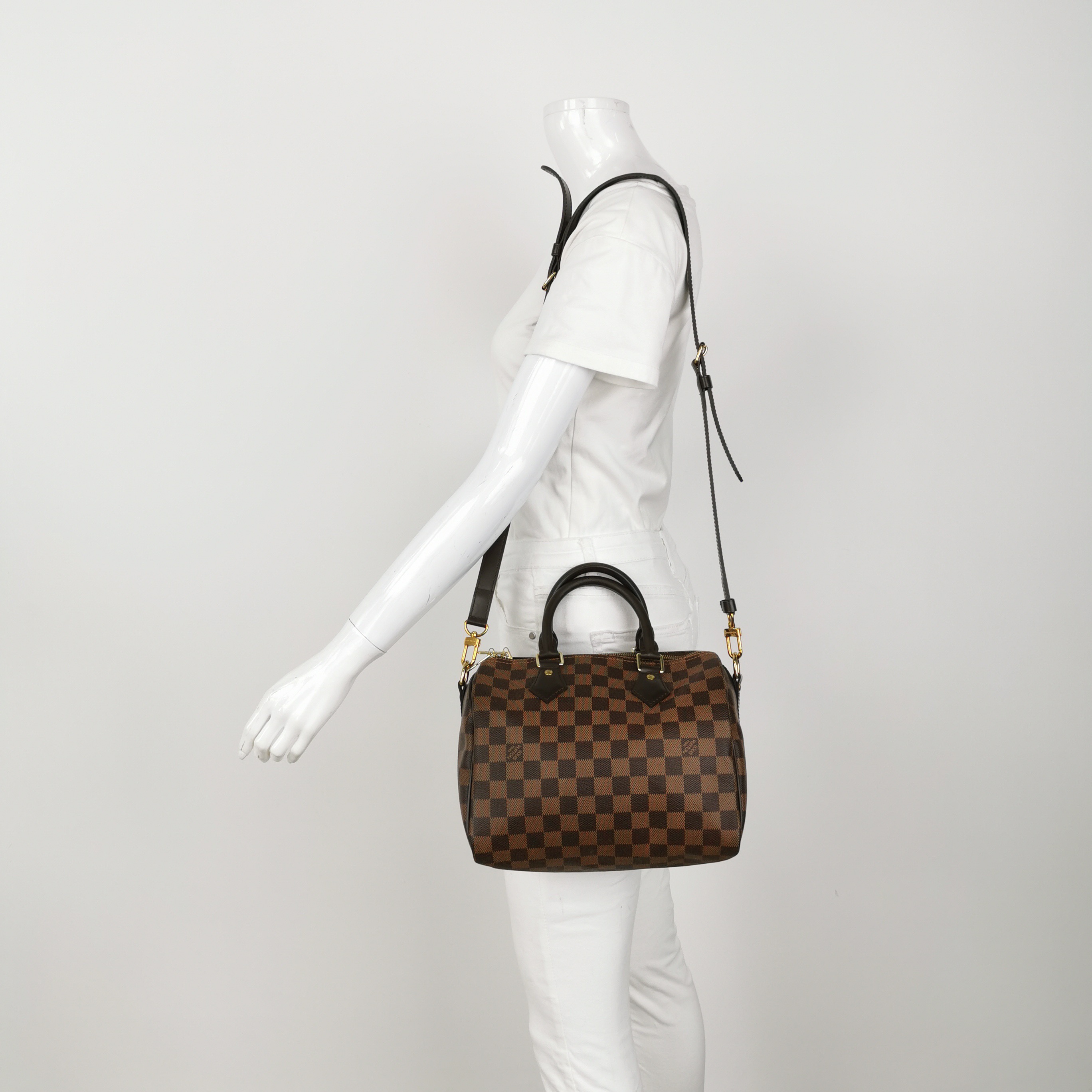 Louis Vuitton(LV) Speedy Handbag Damier 25 — alternate view