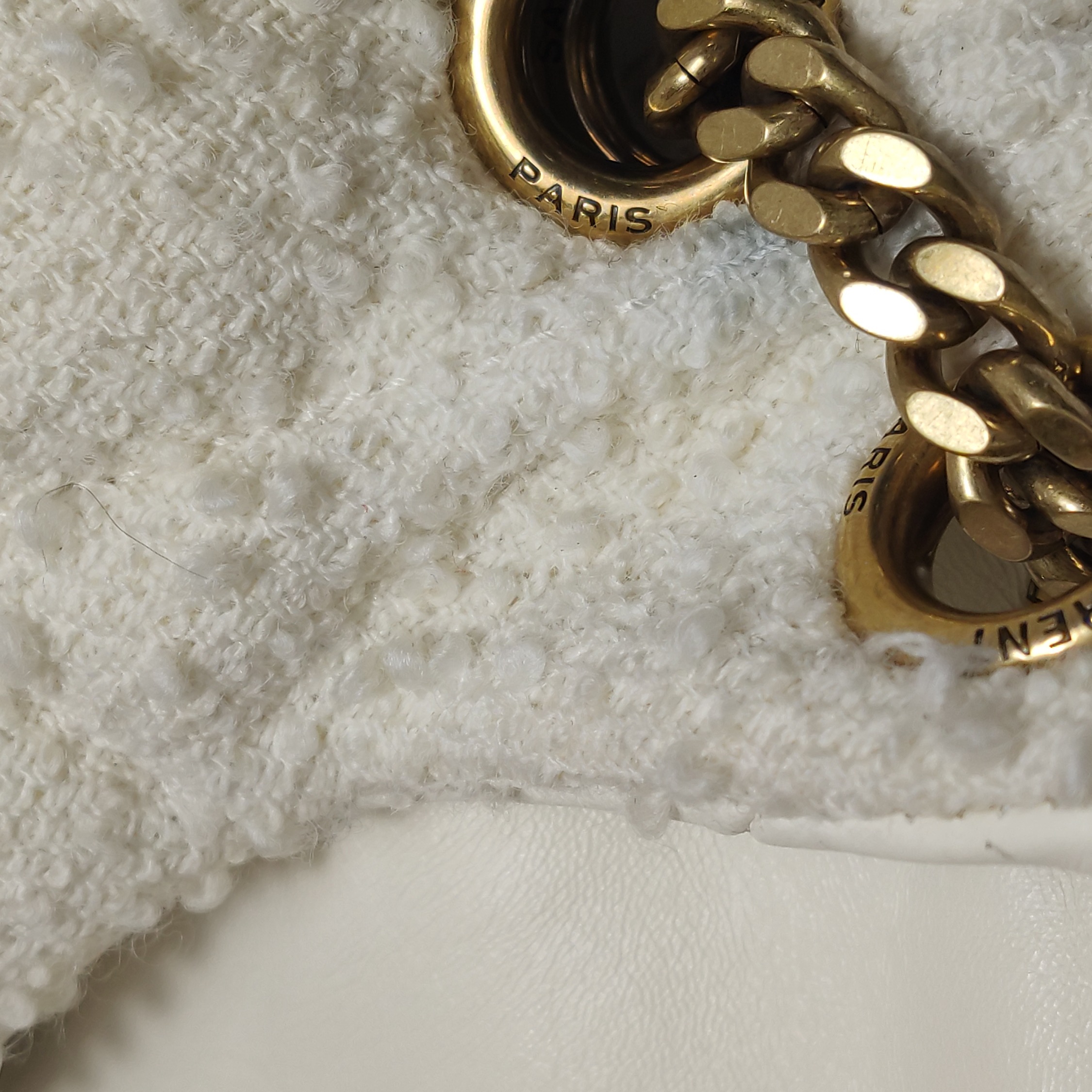 Saint Laurent Loulou Puffer Shoulder Bag Quilted Tweed Mini — photo 20 of 25