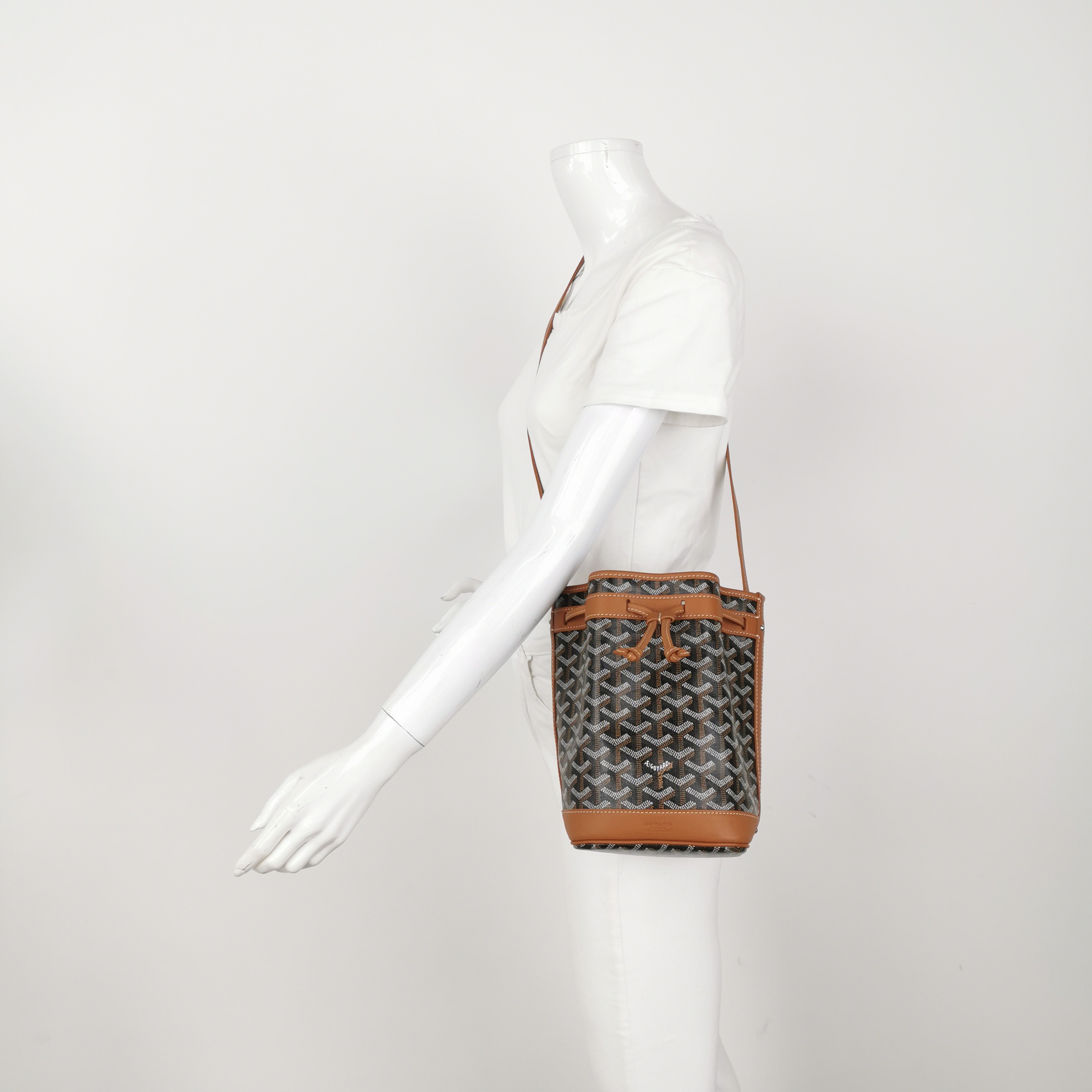 Goyard Petit Flot Bucket Bag Coated Canvas PM — alternate view